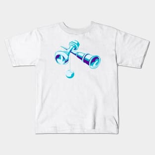 Kendama (Blue) Kids T-Shirt